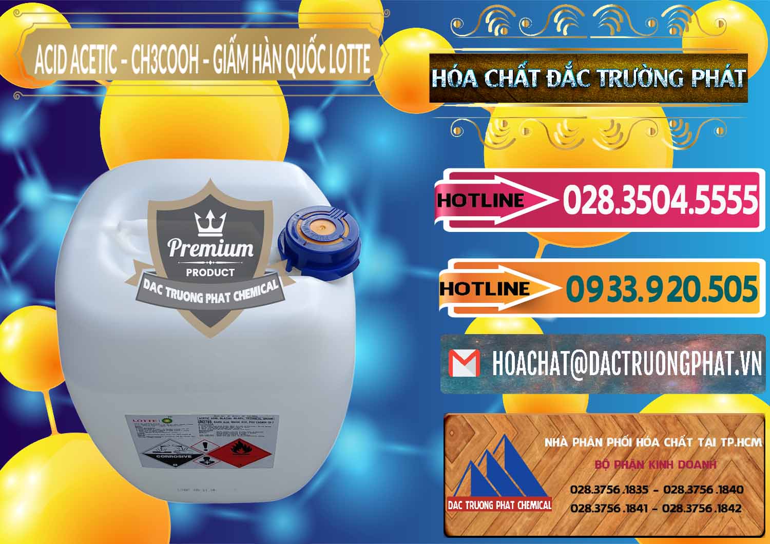 Kinh doanh _ bán Acetic Acid – Axit Acetic Hàn Quốc Lotte Korea - 0002 - Công ty chuyên nhập khẩu và cung cấp hóa chất tại TP.HCM - dactruongphat.vn