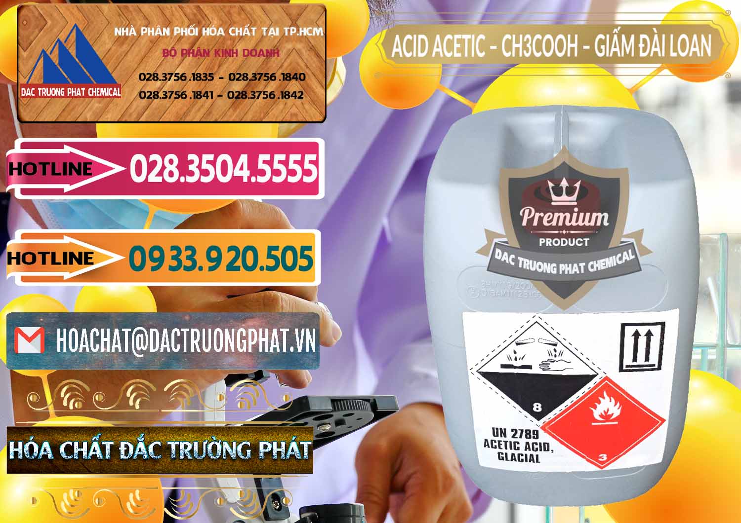 Nơi bán ( phân phối ) Acetic Acid – Axit Acetic Chang Chun Đài Loan Taiwan - 0001 - Cty phân phối và kinh doanh hóa chất tại TP.HCM - dactruongphat.vn
