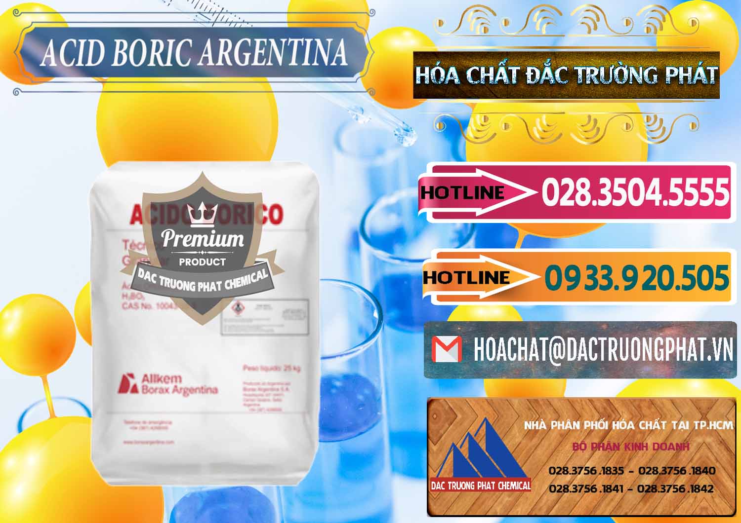 Nơi cung cấp _ bán Acid Boric – Axit Boric H3BO3 99% Allkem Argentina - 0448 - Nơi cung cấp _ nhập khẩu hóa chất tại TP.HCM - dactruongphat.vn