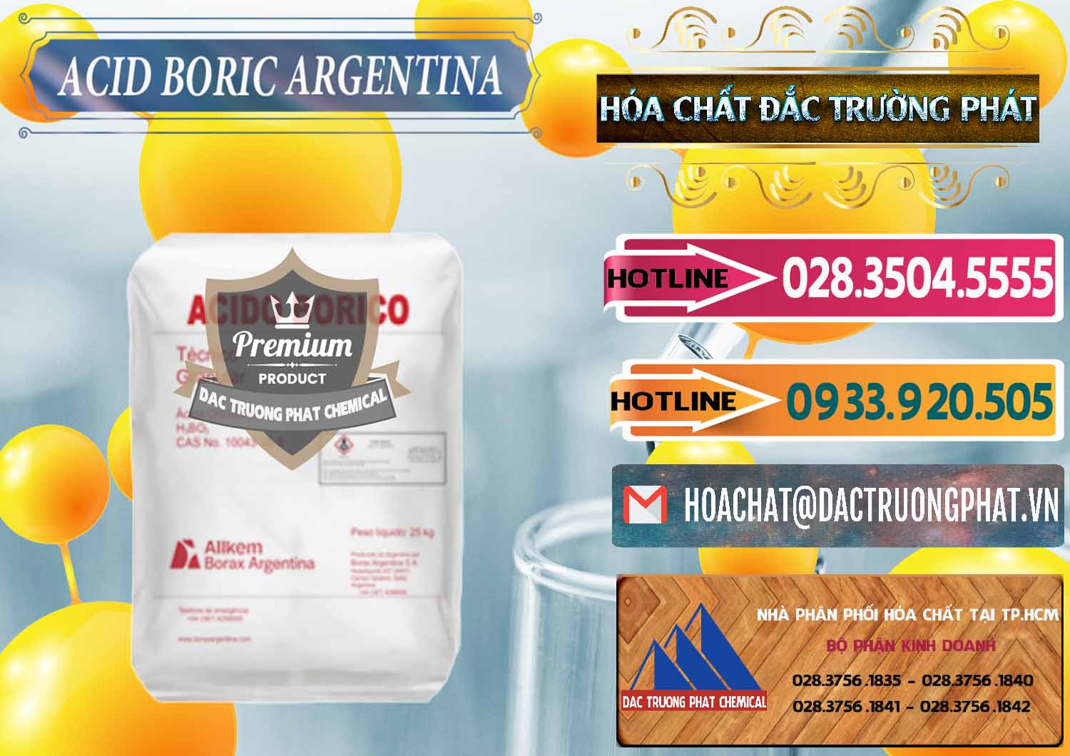 Đơn vị chuyên kinh doanh và bán Acid Boric – Axit Boric H3BO3 99% Allkem Argentina - 0448 - Chuyên bán _ cung cấp hóa chất tại TP.HCM - dactruongphat.vn