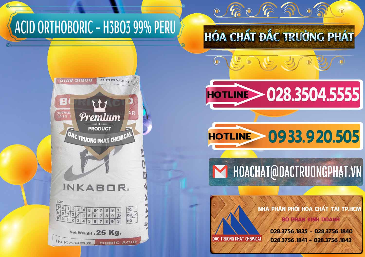 Bán và cung cấp Acid Boric – Axit Boric H3BO3 99% Inkabor Peru - 0280 - Công ty cung cấp và bán hóa chất tại TP.HCM - dactruongphat.vn