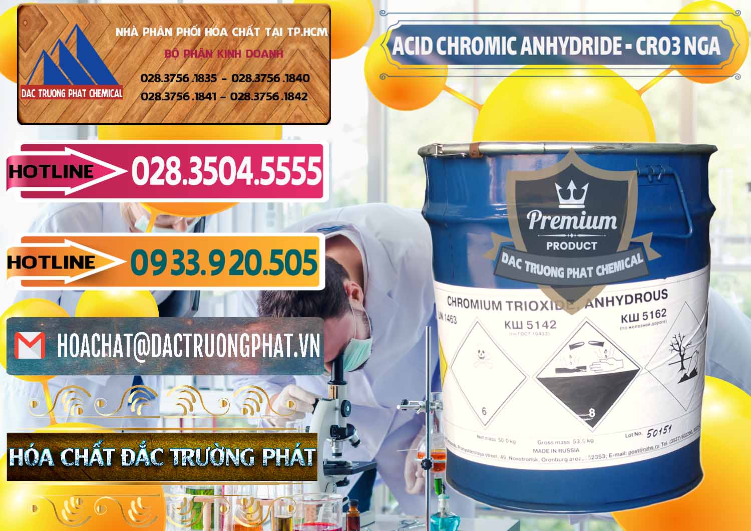 Công ty kinh doanh _ bán Acid Chromic Anhydride - Cromic CRO3 Nga Russia - 0006 - Cty nhập khẩu ( phân phối ) hóa chất tại TP.HCM - dactruongphat.vn