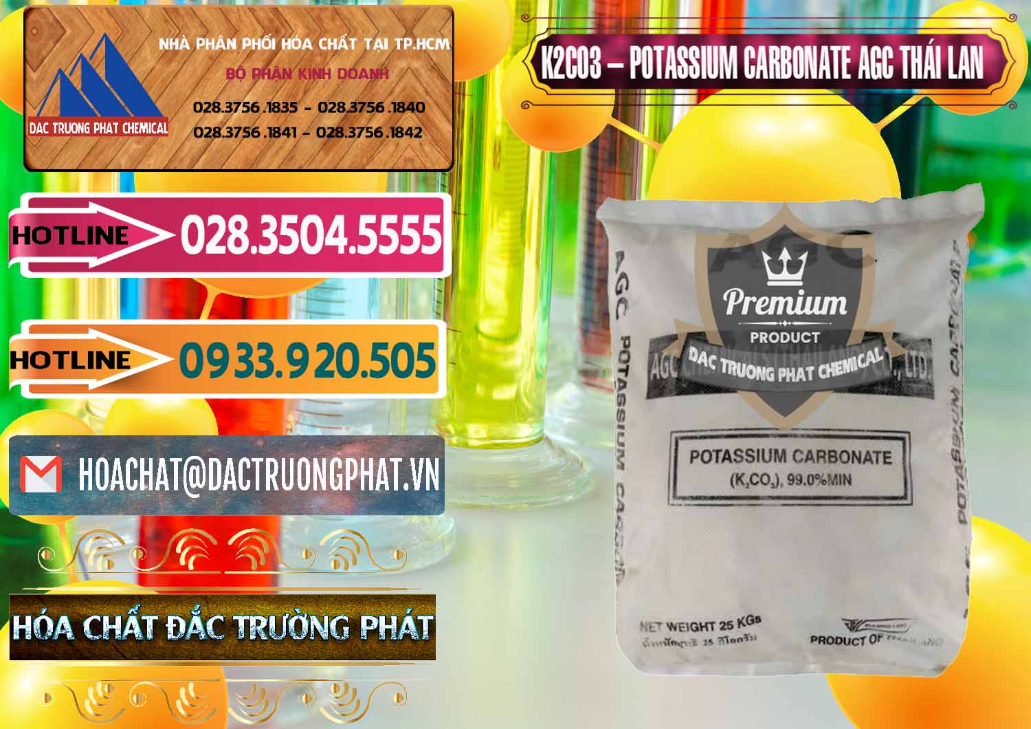 Công ty chuyên bán _ cung ứng K2Co3 – Potassium Carbonate AGC Thái Lan Thailand - 0471 - Cty chuyên nhập khẩu - phân phối hóa chất tại TP.HCM - dactruongphat.vn