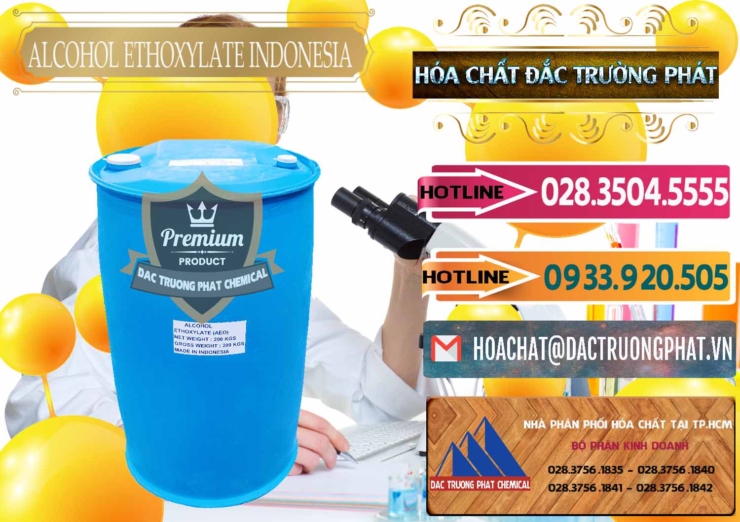 Đơn vị chuyên kinh doanh _ bán Alcohol Ethoxylate Indonesia - 0308 - Nơi chuyên cung cấp ( nhập khẩu ) hóa chất tại TP.HCM - dactruongphat.vn