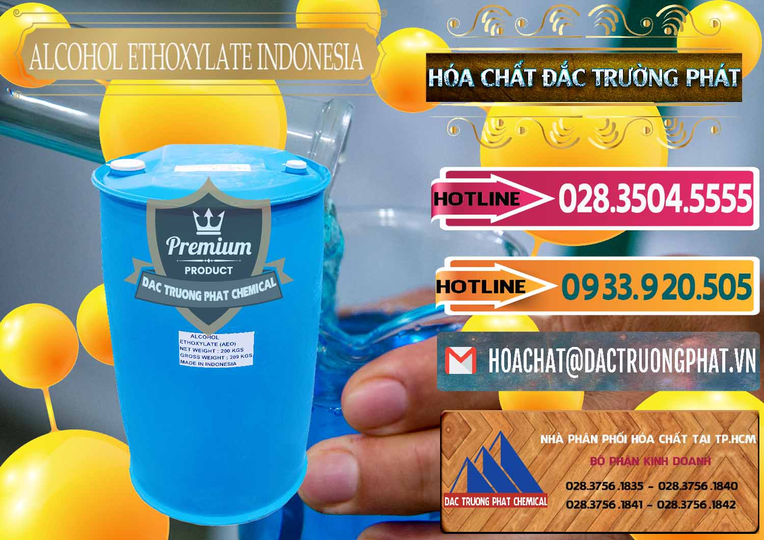 Đơn vị cung ứng ( bán ) Alcohol Ethoxylate Indonesia - 0308 - Nhà phân phối và cung ứng hóa chất tại TP.HCM - dactruongphat.vn