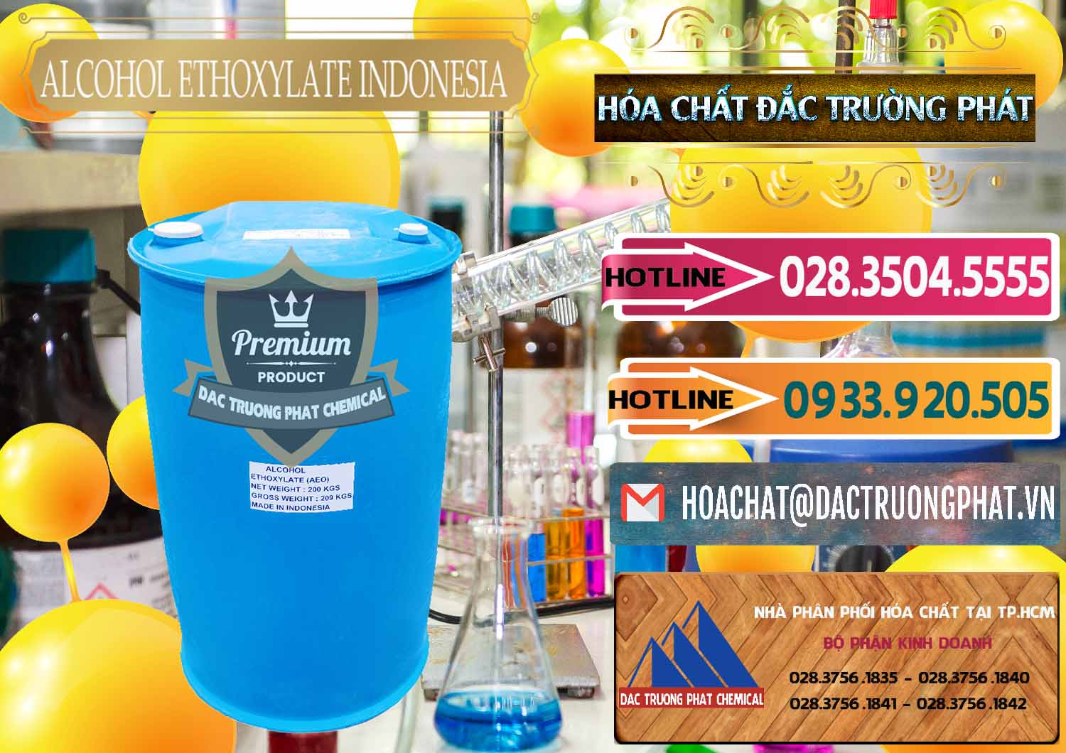 Đơn vị chuyên cung ứng & bán Alcohol Ethoxylate Indonesia - 0308 - Công ty cung cấp & bán hóa chất tại TP.HCM - dactruongphat.vn