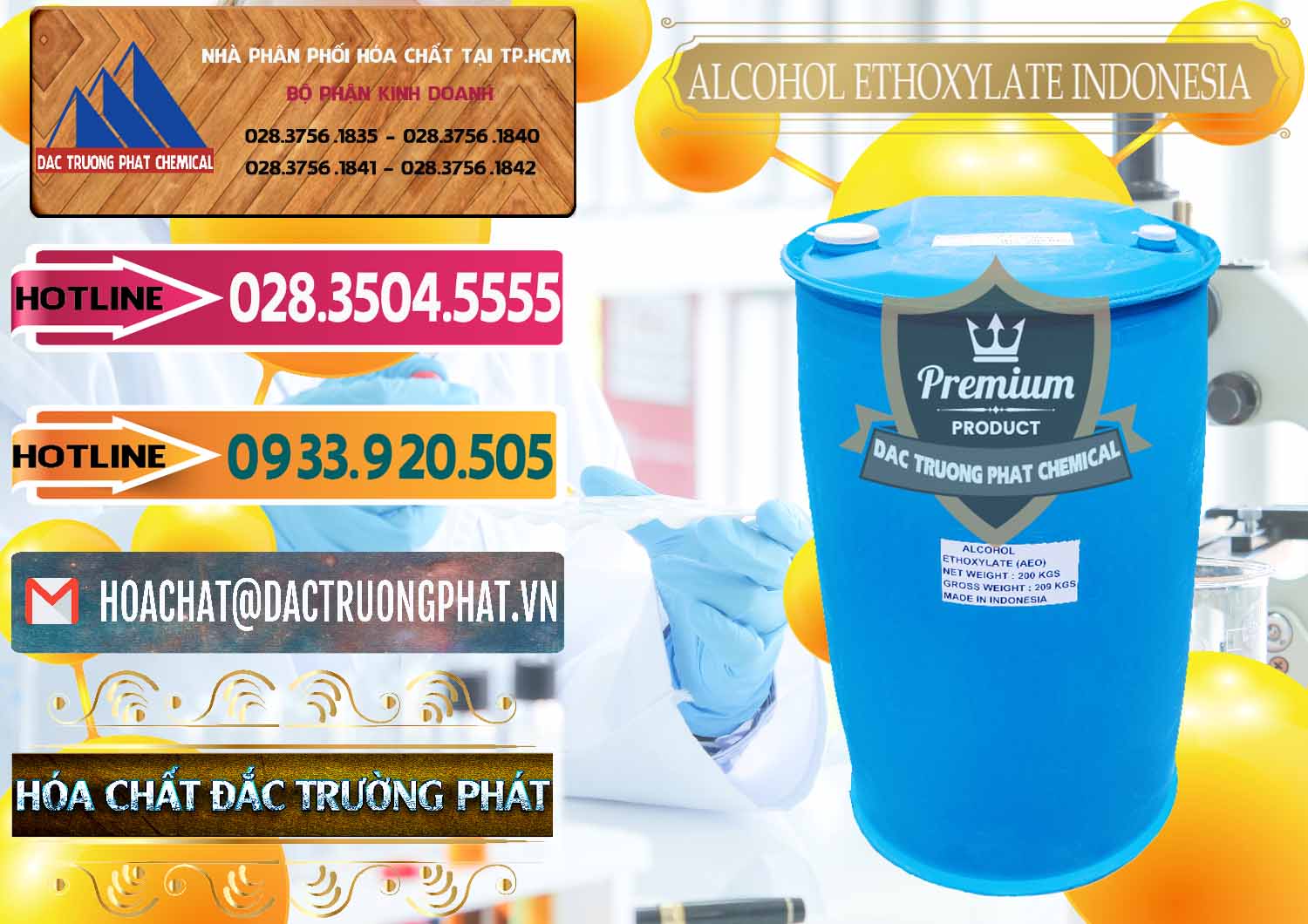 Cty bán & cung cấp Alcohol Ethoxylate Indonesia - 0308 - Đơn vị chuyên phân phối _ bán hóa chất tại TP.HCM - dactruongphat.vn