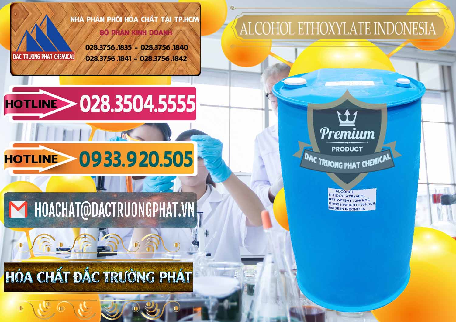 Nơi kinh doanh và bán Alcohol Ethoxylate Indonesia - 0308 - Công ty kinh doanh và cung cấp hóa chất tại TP.HCM - dactruongphat.vn