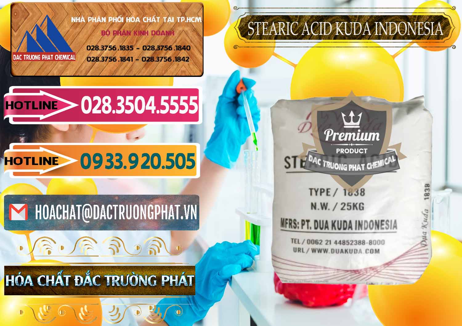Phân phối - bán Axit Stearic - Stearic Acid Dua Kuda Indonesia - 0388 - Nơi cung cấp _ phân phối hóa chất tại TP.HCM - dactruongphat.vn