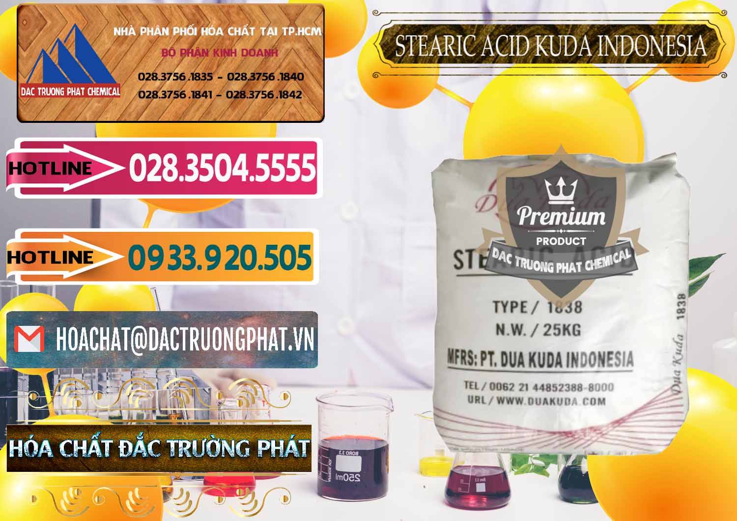 Công ty chuyên cung ứng - bán Axit Stearic - Stearic Acid Dua Kuda Indonesia - 0388 - Công ty chuyên phân phối ( cung ứng ) hóa chất tại TP.HCM - dactruongphat.vn