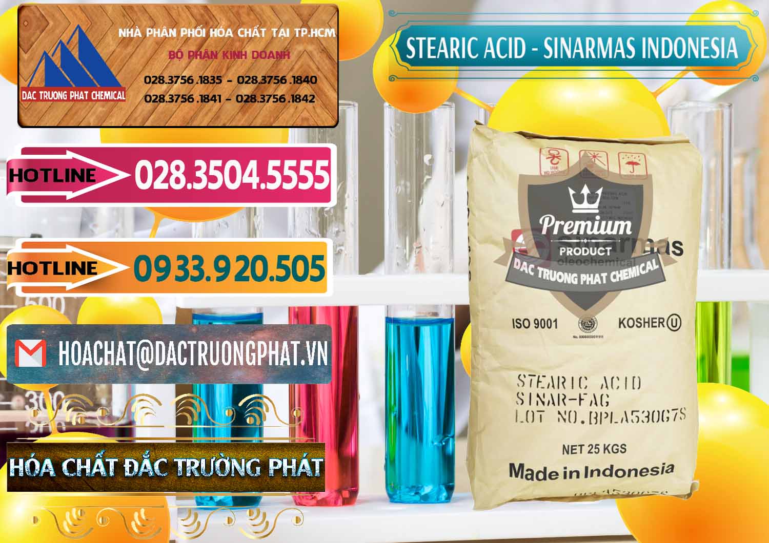 Công ty chuyên nhập khẩu ( bán ) Axit Stearic - Stearic Acid Sinarmas Indonesia - 0389 - Nơi phân phối ( cung ứng ) hóa chất tại TP.HCM - dactruongphat.vn