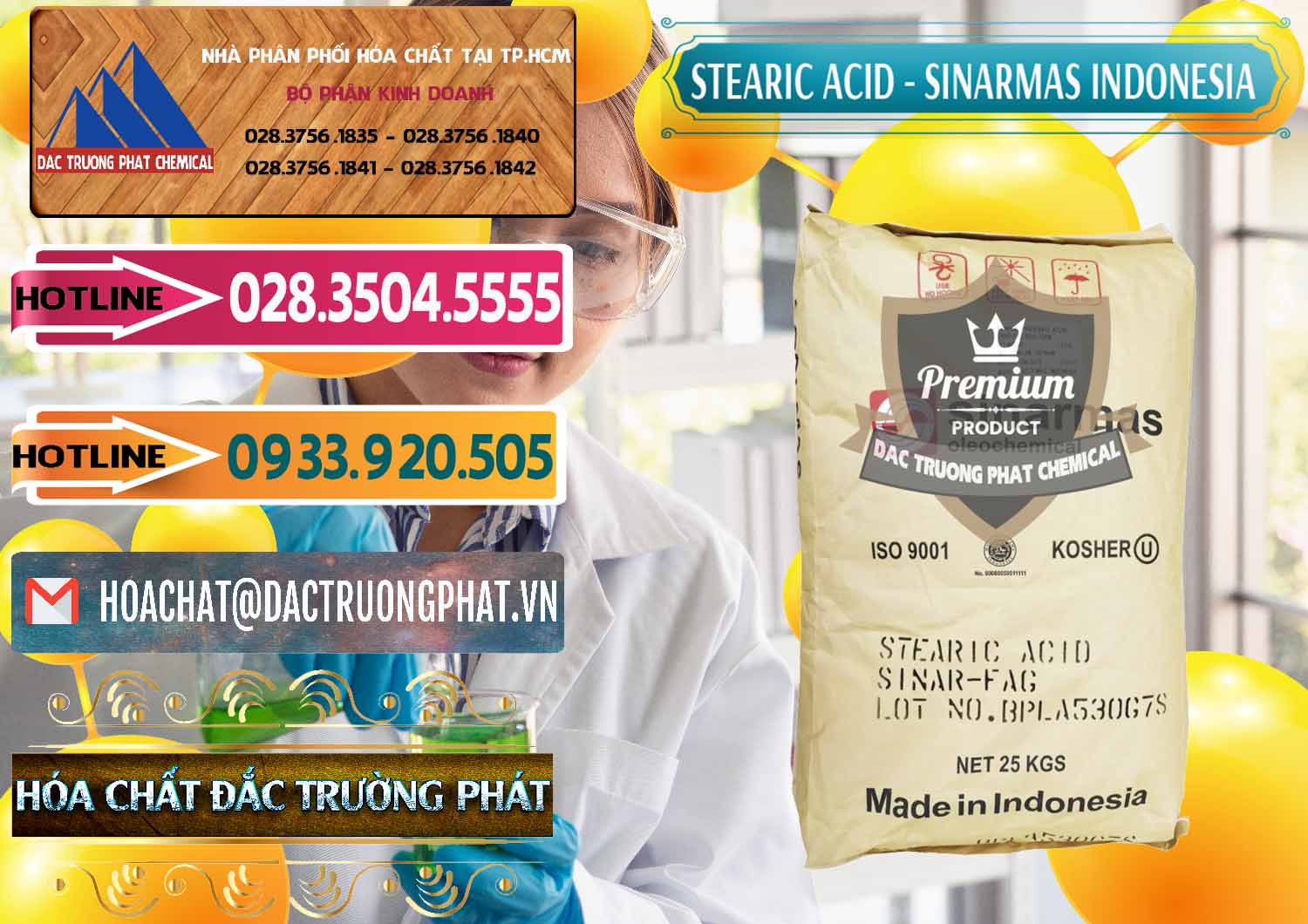 Chuyên bán & cung ứng Axit Stearic - Stearic Acid Sinarmas Indonesia - 0389 - Nhà cung cấp _ nhập khẩu hóa chất tại TP.HCM - dactruongphat.vn