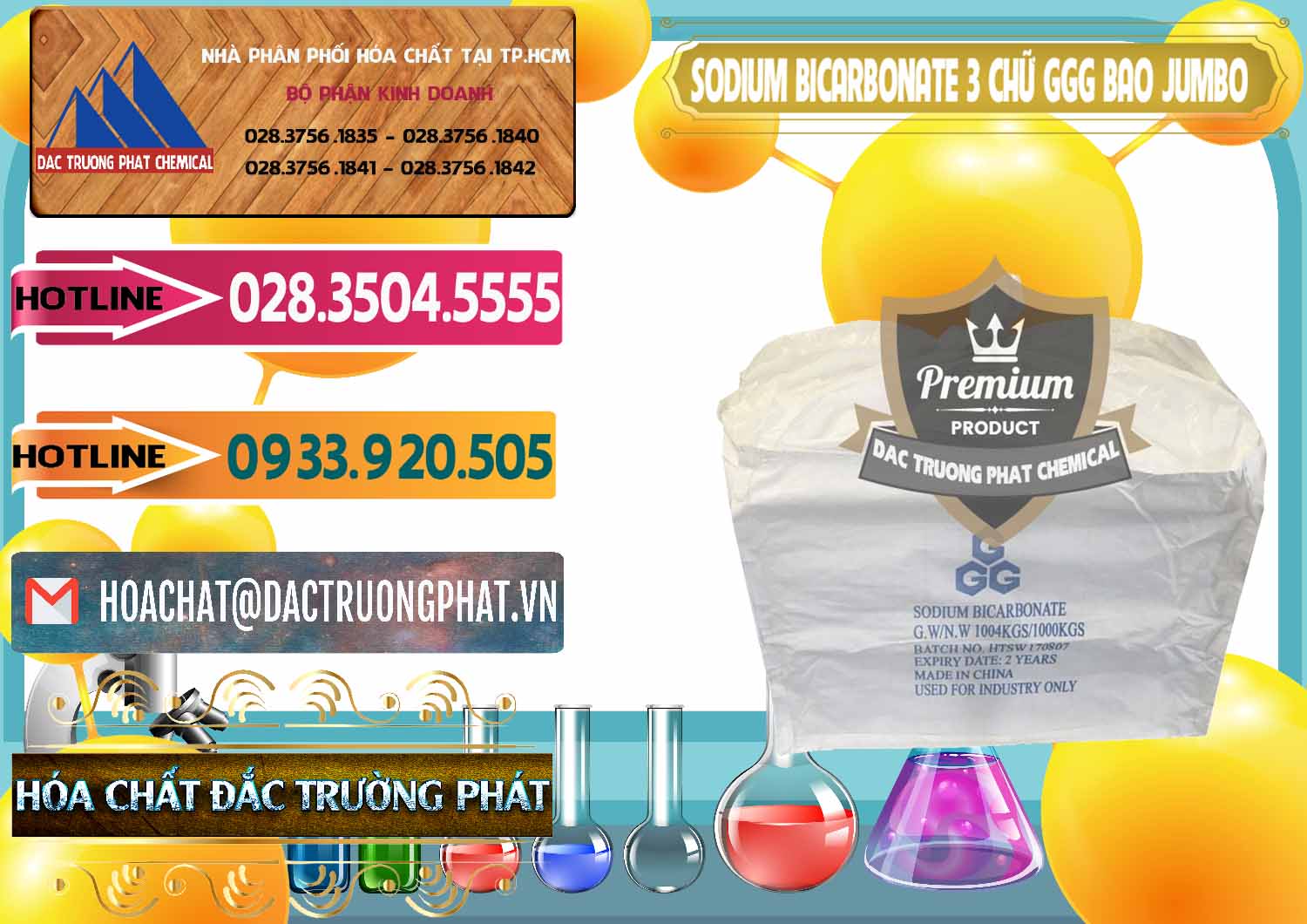 Chuyên phân phối & bán Sodium Bicarbonate – Bicar NaHCO3 Food Grade 3 Chữ GGG Bao Jumbo ( Bành ) Trung Quốc China - 0260 - Cty cung cấp _ nhập khẩu hóa chất tại TP.HCM - dactruongphat.vn