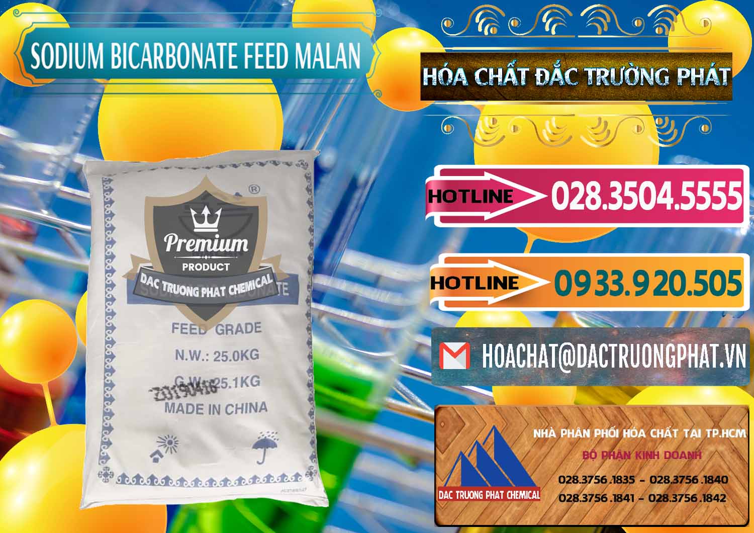 Nhập khẩu và bán Sodium Bicarbonate – Bicar NaHCO3 Feed Grade Malan Trung Quốc China - 0262 - Công ty cung cấp và bán hóa chất tại TP.HCM - dactruongphat.vn