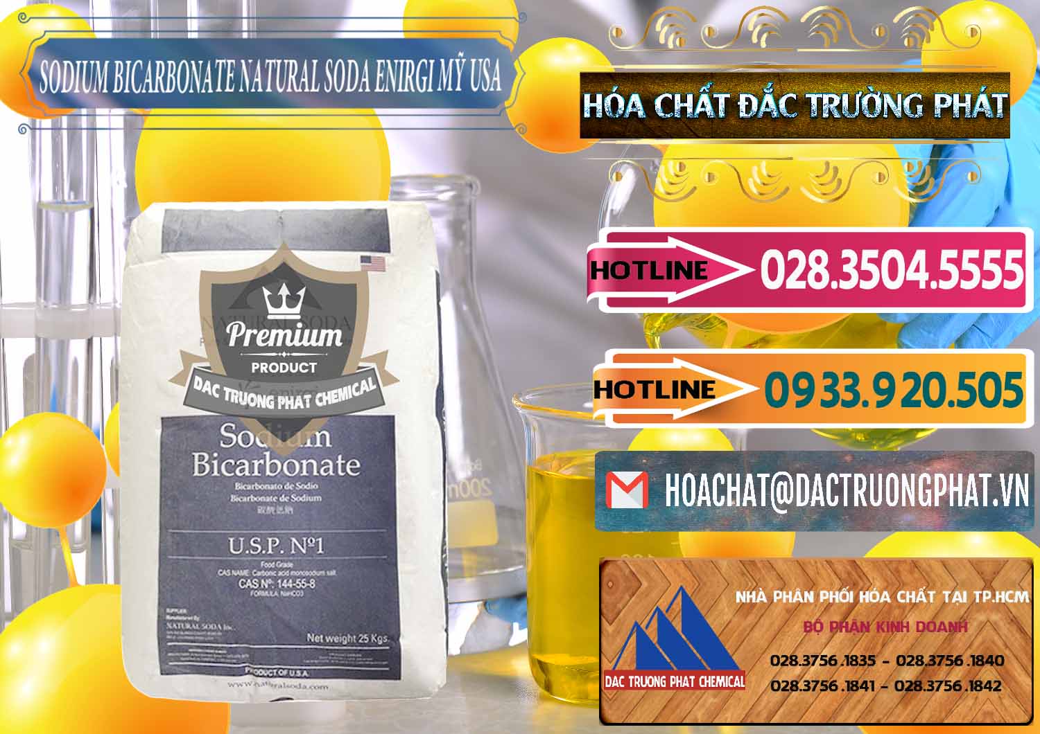 Bán và phân phối Sodium Bicarbonate – Bicar NaHCO3 Food Grade Natural Soda Enirgi Mỹ USA - 0257 - Công ty kinh doanh và cung cấp hóa chất tại TP.HCM - dactruongphat.vn