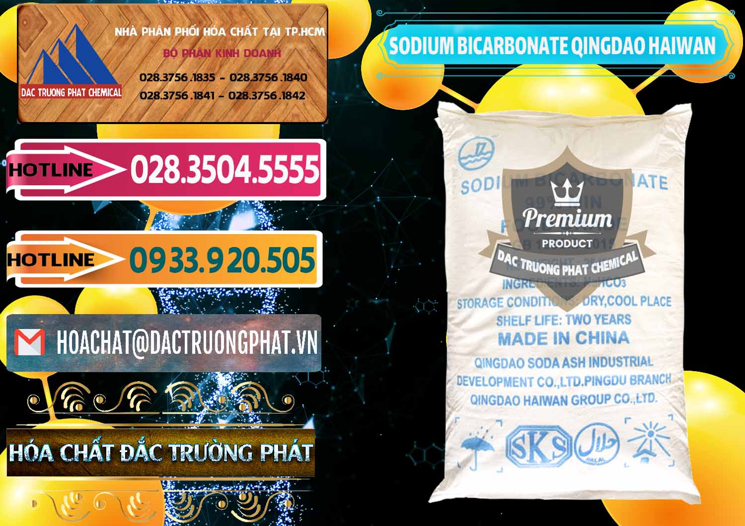 Chuyên phân phối _ bán Sodium Bicarbonate – Bicar NaHCO3 Food Grade Qingdao Haiwan Trung Quốc China - 0258 - Nơi chuyên bán và cung cấp hóa chất tại TP.HCM - dactruongphat.vn