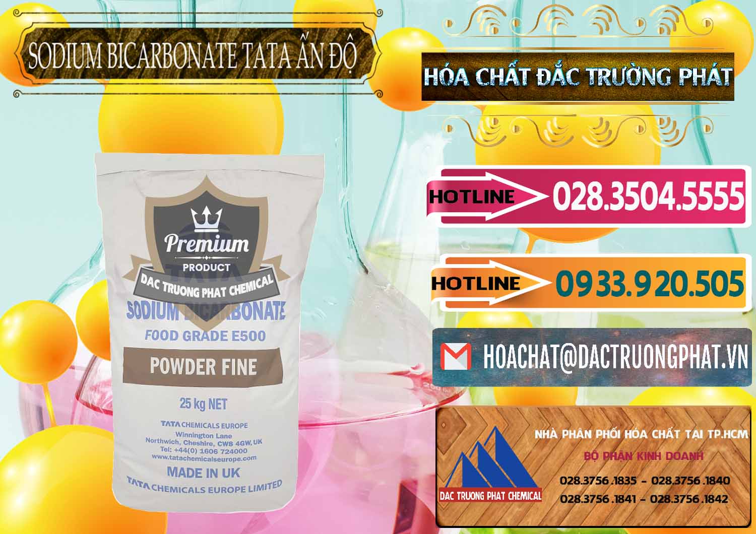 Nơi bán Sodium Bicarbonate – Bicar NaHCO3 E500 Thực Phẩm Food Grade Tata Ấn Độ India - 0261 - Nơi phân phối & cung cấp hóa chất tại TP.HCM - dactruongphat.vn