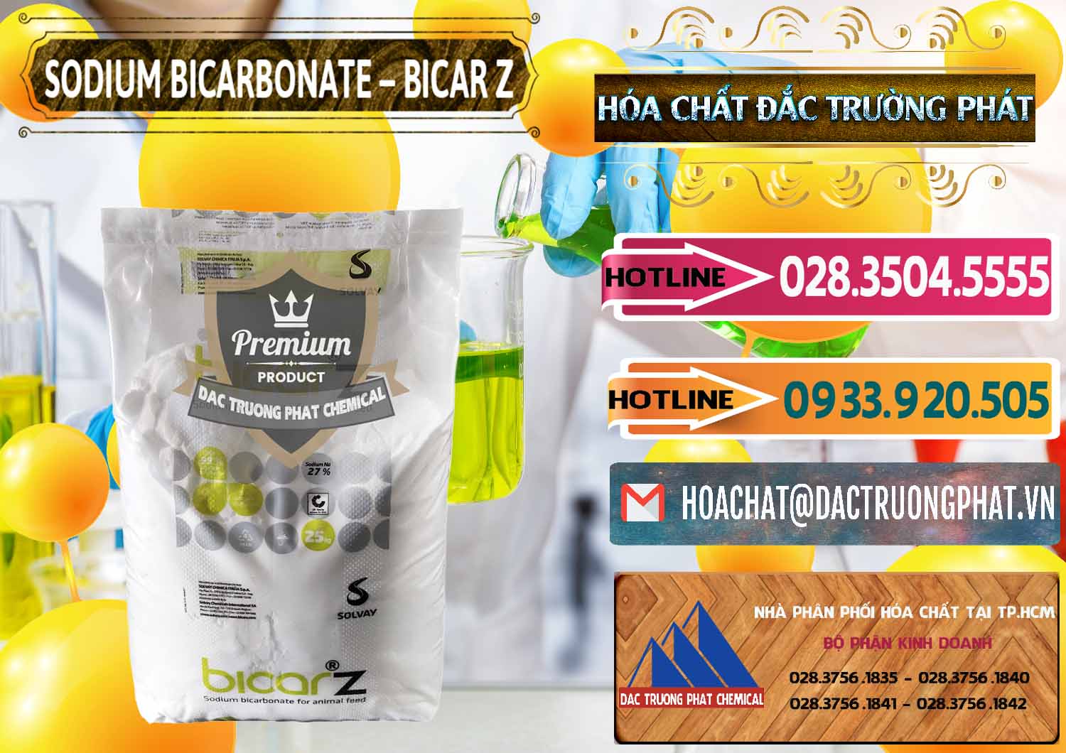 Cung ứng - bán Sodium Bicarbonate – NaHCO3 Bicar Z Ý Italy Solvay - 0139 - Kinh doanh - cung cấp hóa chất tại TP.HCM - dactruongphat.vn