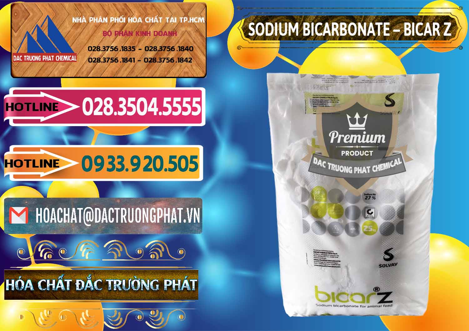 Cty nhập khẩu & bán Sodium Bicarbonate – NaHCO3 Bicar Z Ý Italy Solvay - 0139 - Đơn vị chuyên kinh doanh và phân phối hóa chất tại TP.HCM - dactruongphat.vn
