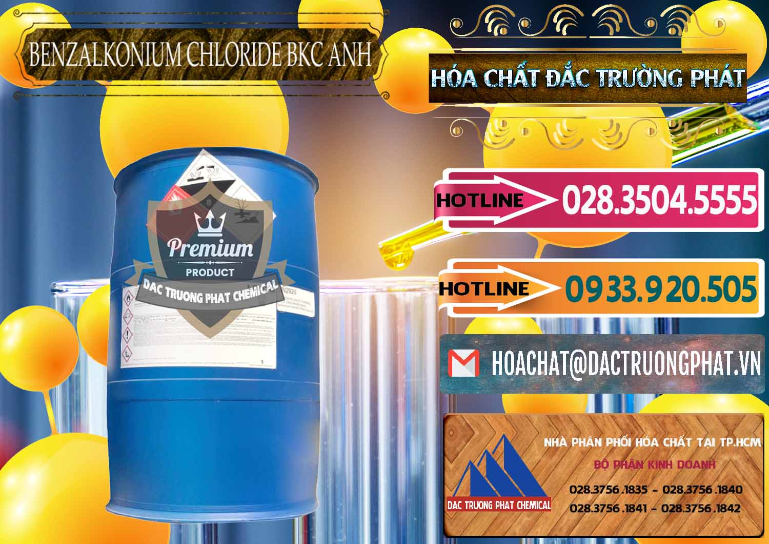 Đơn vị cung cấp - bán BKC - Benzalkonium Chloride 80% Anh Quốc Uk Kingdoms - 0457 - Cty cung cấp ( nhập khẩu ) hóa chất tại TP.HCM - dactruongphat.vn