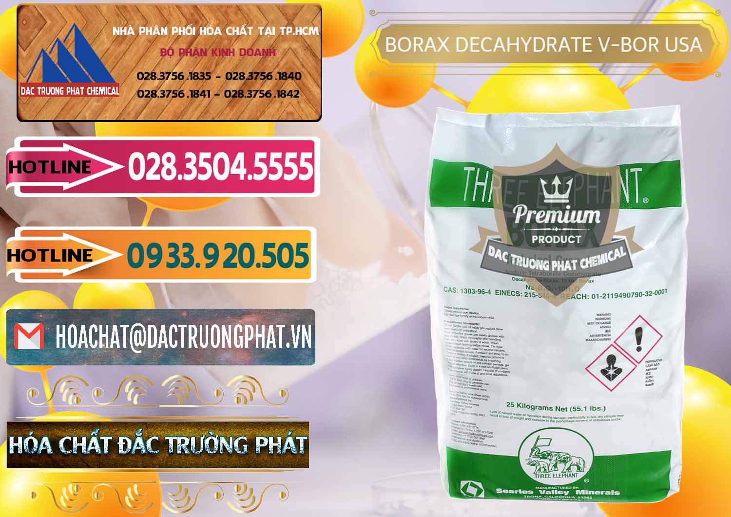 Đơn vị phân phối & bán Borax Decahydrate NA2B4O7.10H2O Mỹ V-Bor Usa - 0032 - Nhà cung cấp & kinh doanh hóa chất tại TP.HCM - dactruongphat.vn