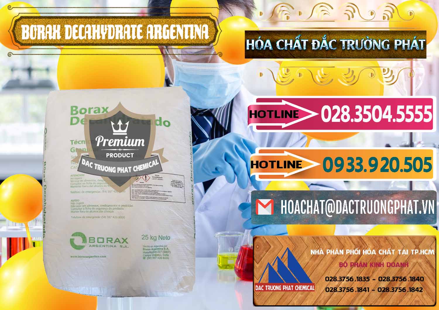 Cung ứng - bán Borax Decahydrate Argentina - 0446 - Nơi cung ứng và phân phối hóa chất tại TP.HCM - dactruongphat.vn
