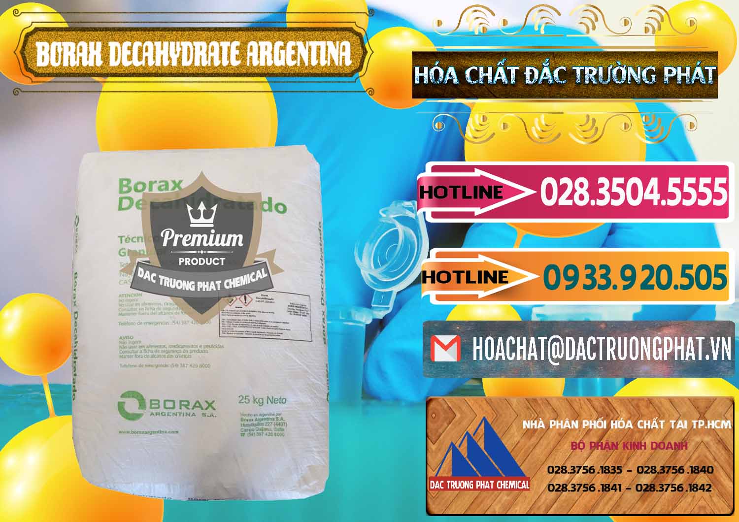Công ty bán & cung cấp Borax Decahydrate Argentina - 0446 - Chuyên bán - phân phối hóa chất tại TP.HCM - dactruongphat.vn