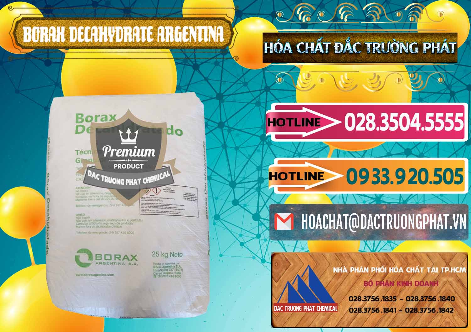 Nhà nhập khẩu và bán Borax Decahydrate Argentina - 0446 - Đơn vị kinh doanh - cung cấp hóa chất tại TP.HCM - dactruongphat.vn