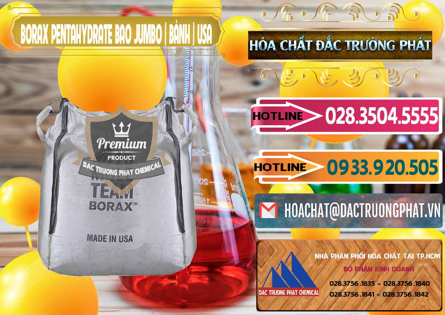 Chuyên cung cấp & bán Borax Pentahydrate Bao Jumbo ( Bành ) Mule 20 Team Mỹ Usa - 0278 - Cty cung cấp _ phân phối hóa chất tại TP.HCM - dactruongphat.vn