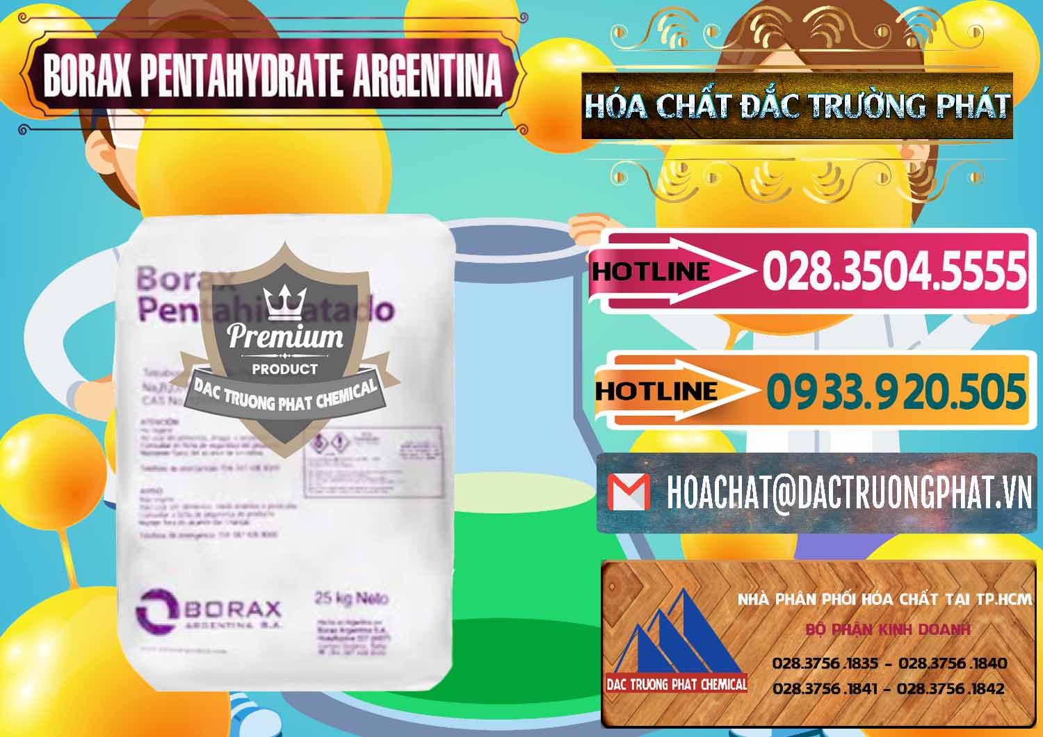 Nơi chuyên bán và cung cấp Borax Pentahydrate Argentina - 0447 - Nơi chuyên phân phối & cung ứng hóa chất tại TP.HCM - dactruongphat.vn