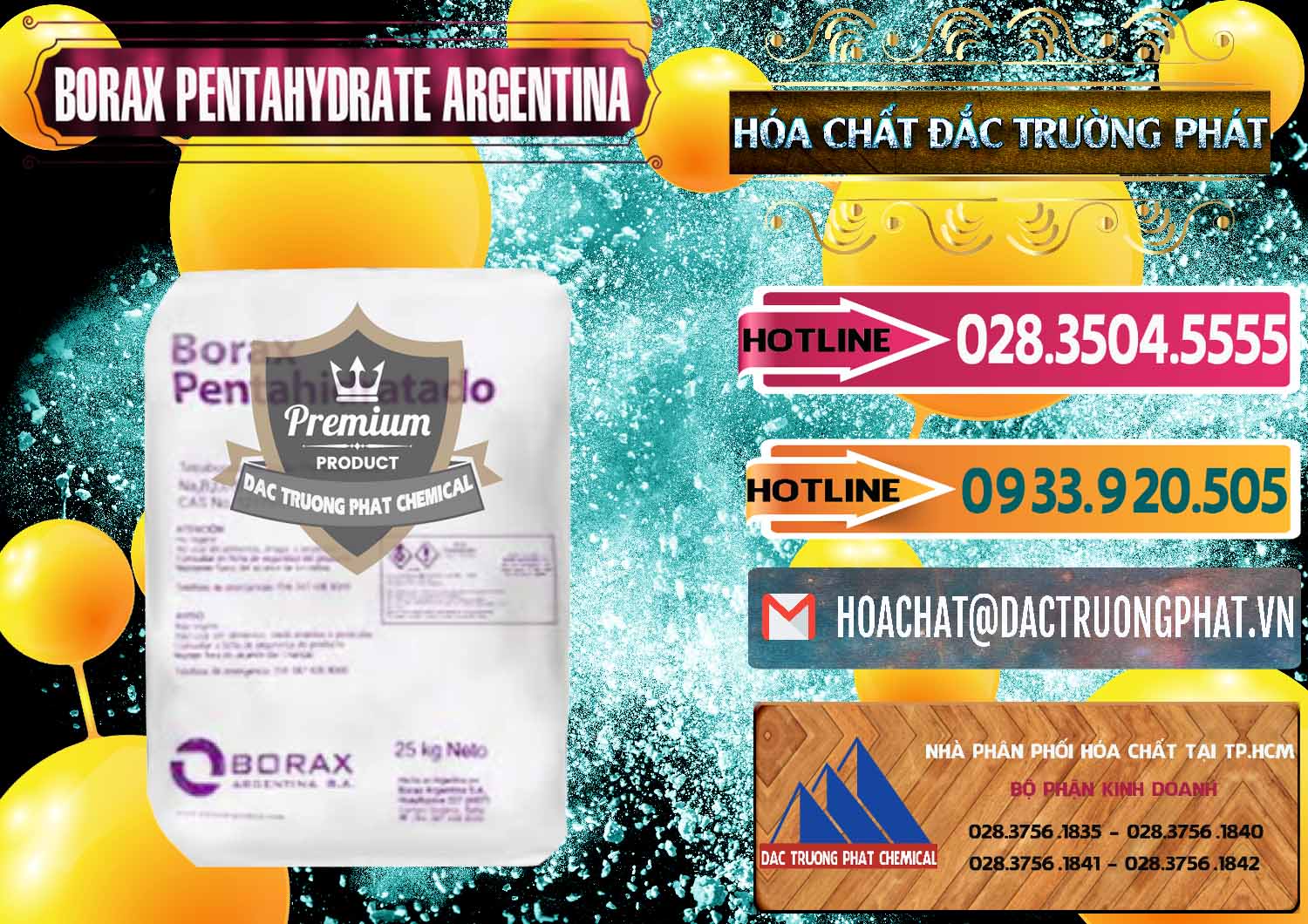 Công ty chuyên cung cấp - bán Borax Pentahydrate Argentina - 0447 - Đơn vị cung cấp - bán hóa chất tại TP.HCM - dactruongphat.vn