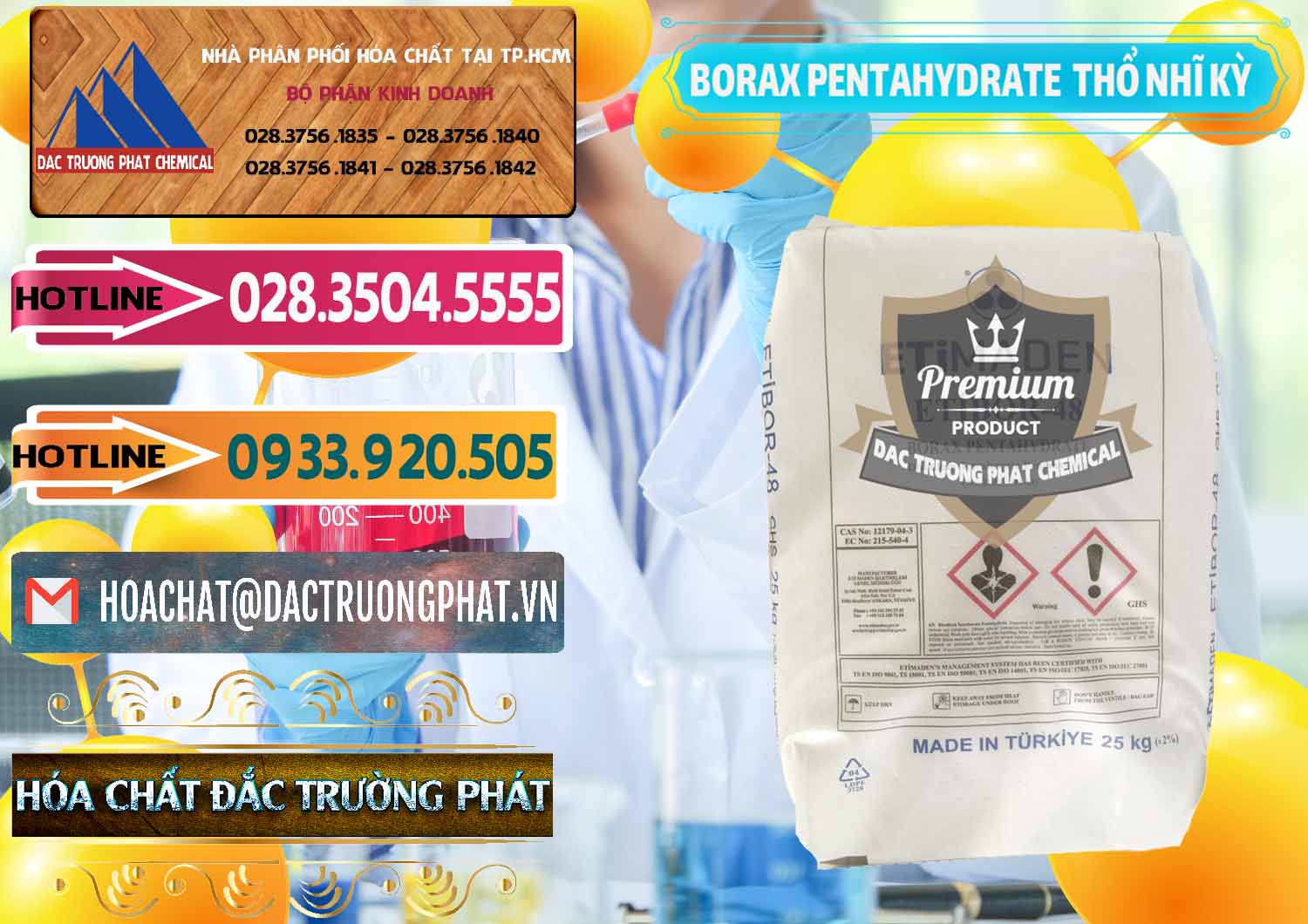 Đơn vị bán và cung ứng Borax Pentahydrate Thổ Nhĩ Kỳ Turkey - 0431 - Cty kinh doanh và phân phối hóa chất tại TP.HCM - dactruongphat.vn
