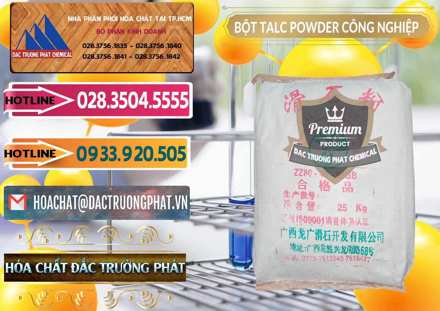 Cty cung ứng - bán Bột Talc Powder Công Nghiệp Trung Quốc China - 0037 - Nơi phân phối ( bán ) hóa chất tại TP.HCM - dactruongphat.vn