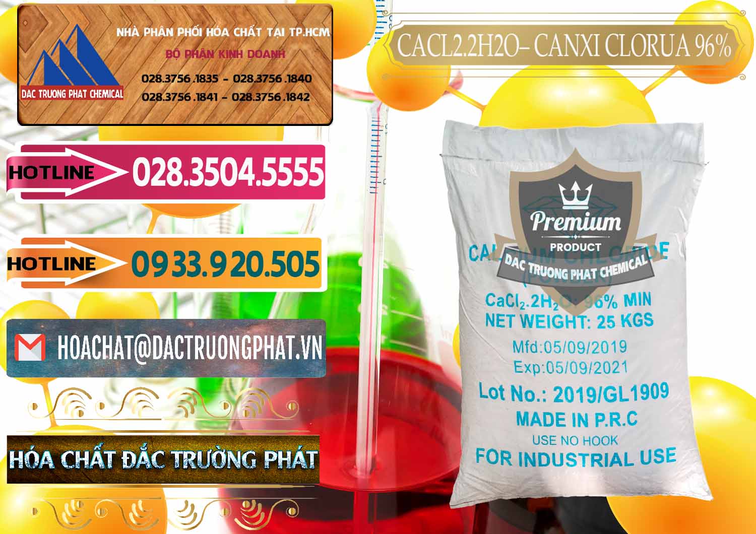 Đơn vị cung cấp & bán CaCl2 – Canxi Clorua 96% Logo Kim Cương Trung Quốc China - 0040 - Cty chuyên bán & phân phối hóa chất tại TP.HCM - dactruongphat.vn