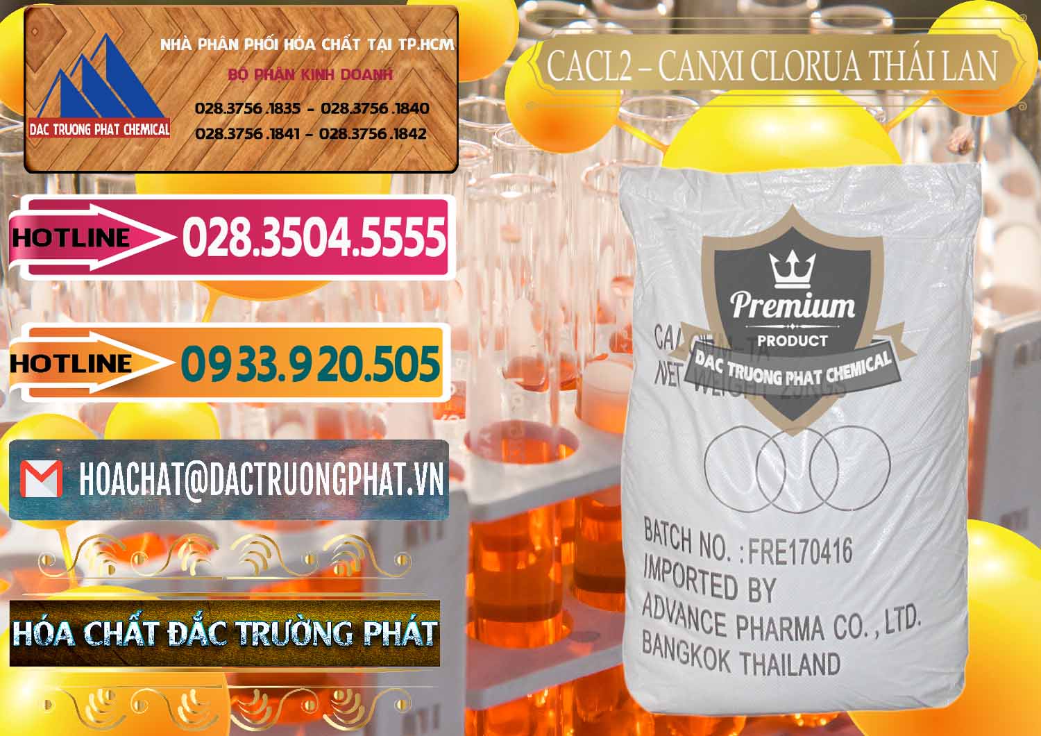 Chuyên bán _ phân phối CaCl2 – Canxi Clorua 96% Thái Lan - 0042 - Đơn vị chuyên nhập khẩu ( phân phối ) hóa chất tại TP.HCM - dactruongphat.vn
