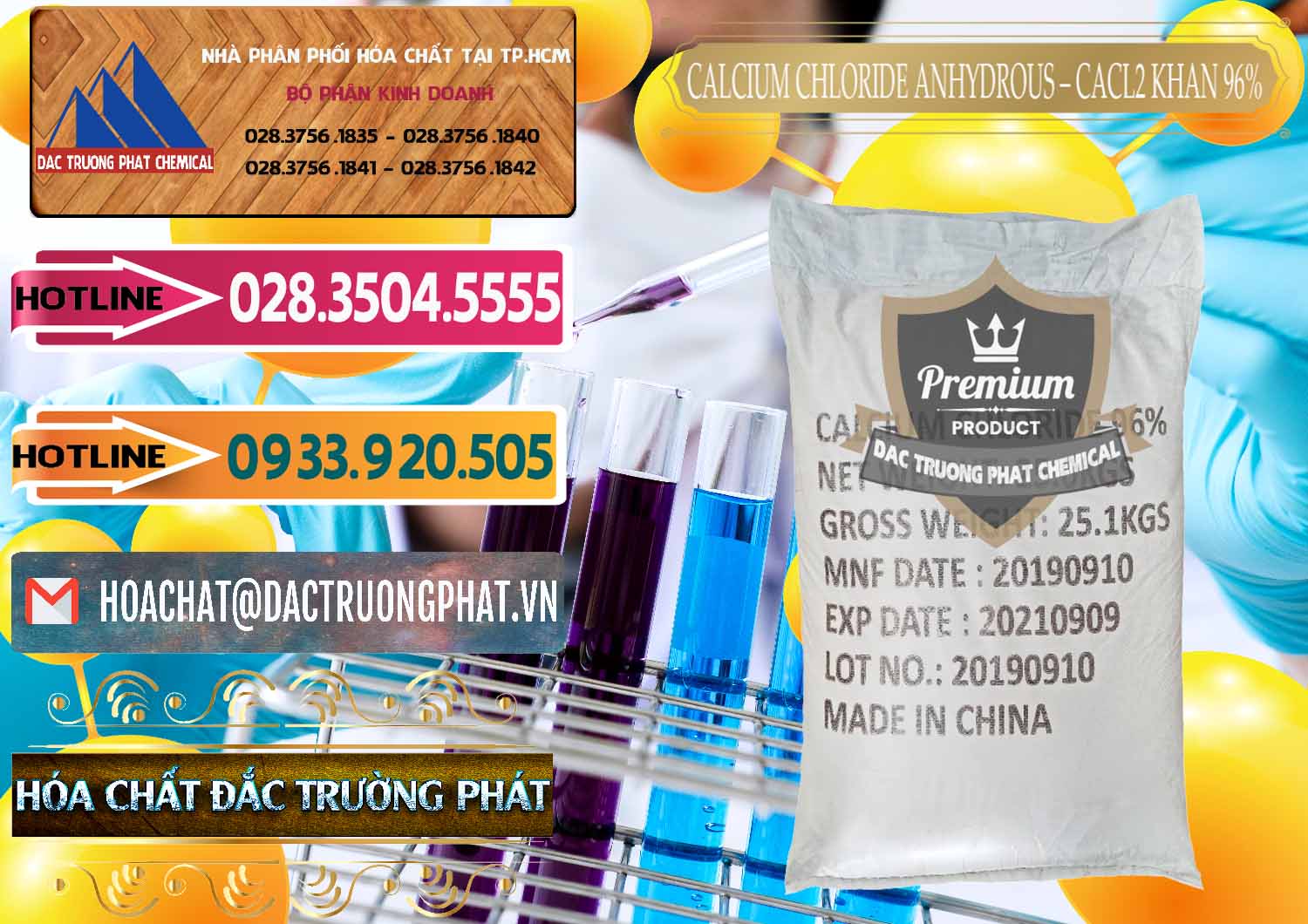 Nơi phân phối & bán CaCl2 – Canxi Clorua Anhydrous Khan 96% Trung Quốc China - 0043 - Chuyên bán _ cung cấp hóa chất tại TP.HCM - dactruongphat.vn