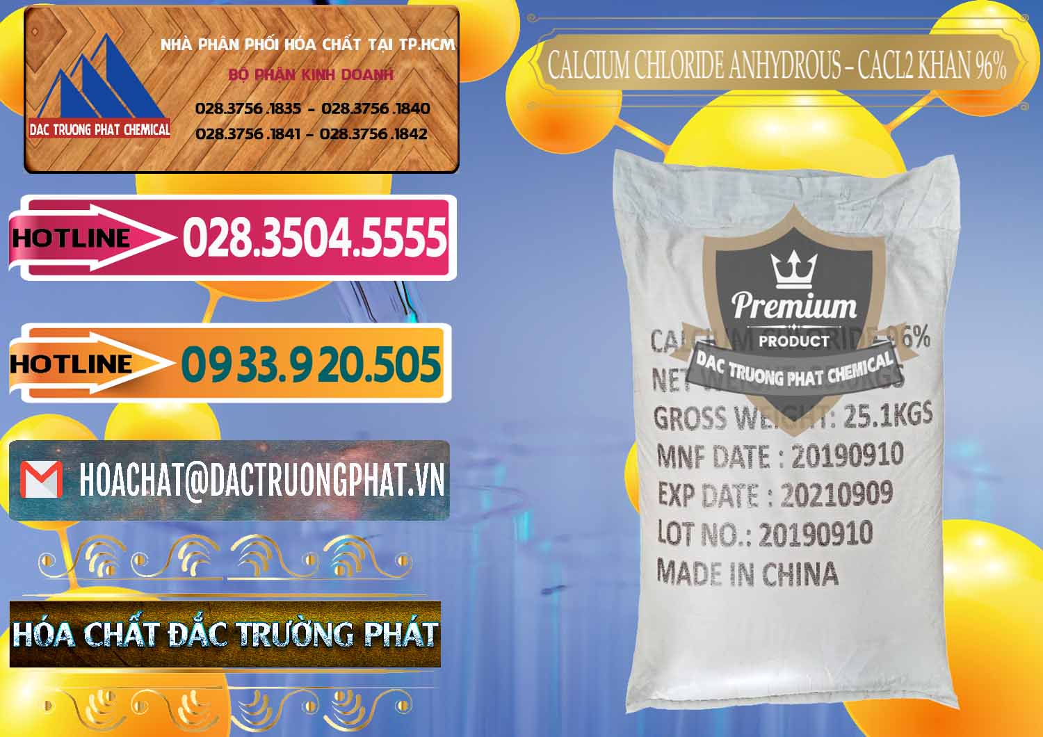 Đơn vị cung cấp - bán CaCl2 – Canxi Clorua Anhydrous Khan 96% Trung Quốc China - 0043 - Nhà phân phối _ cung cấp hóa chất tại TP.HCM - dactruongphat.vn