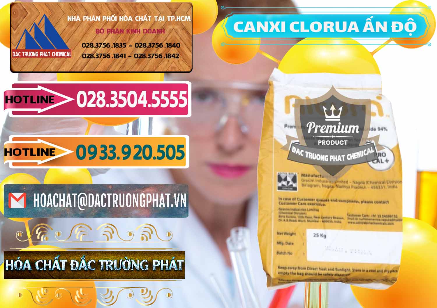 Đơn vị chuyên bán - phân phối CaCl2 – Canxi Clorua Food Grade Altura Aditya Birla Grasim Ấn Độ India - 0436 - Cty chuyên cung ứng - phân phối hóa chất tại TP.HCM - dactruongphat.vn