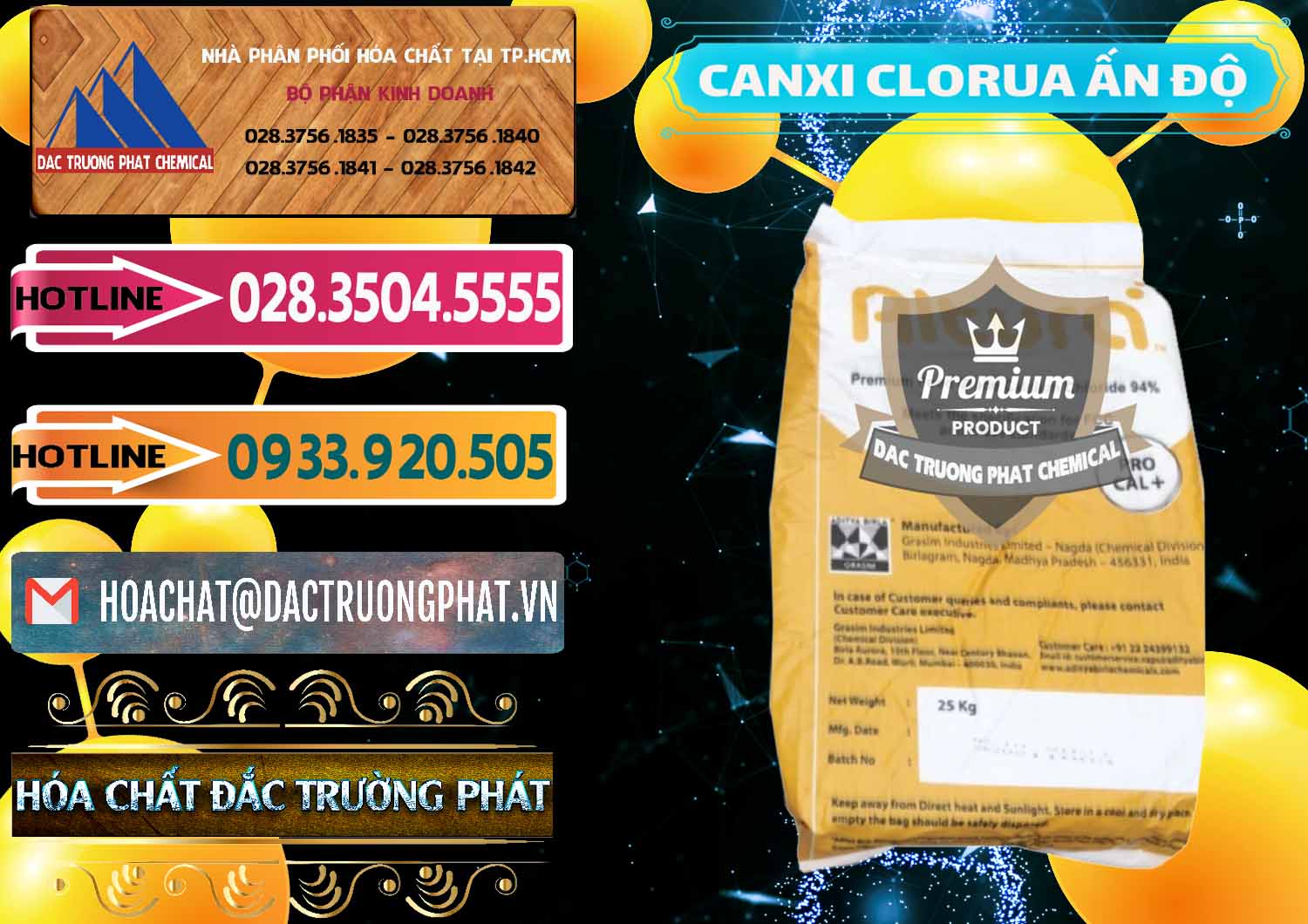 Cty phân phối và bán CaCl2 – Canxi Clorua Food Grade Altura Aditya Birla Grasim Ấn Độ India - 0436 - Nơi chuyên phân phối ( bán ) hóa chất tại TP.HCM - dactruongphat.vn