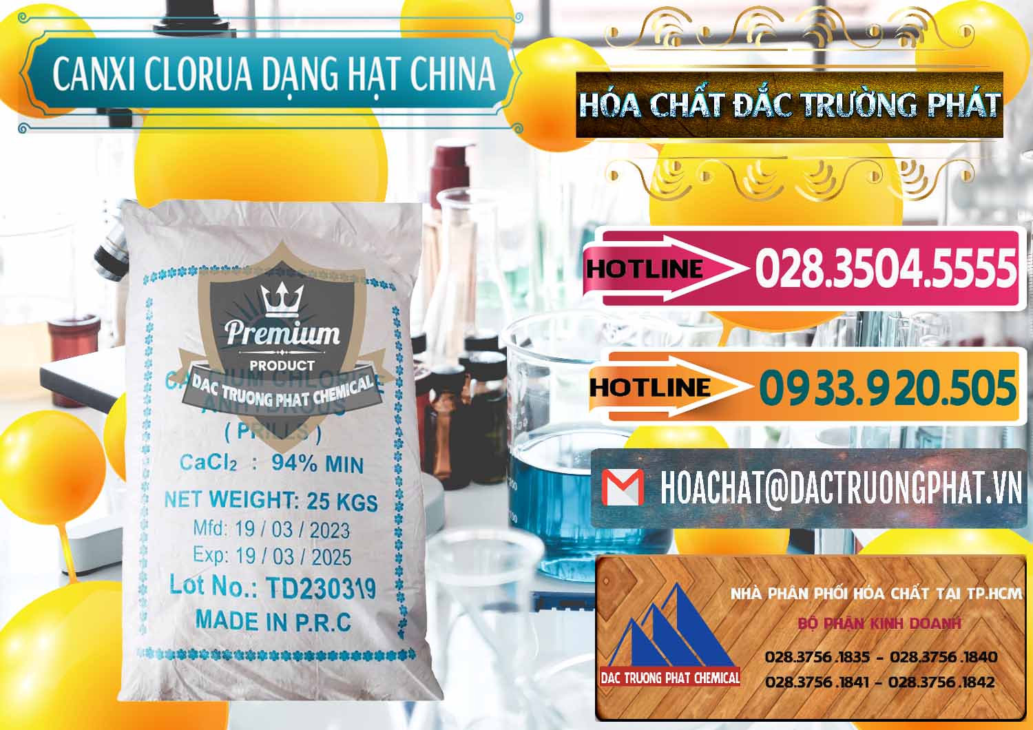 Cty chuyên bán & cung ứng CaCl2 – Canxi Clorua 94% Dạng Hạt Trung Quốc China - 0373 - Đơn vị cung cấp _ kinh doanh hóa chất tại TP.HCM - dactruongphat.vn
