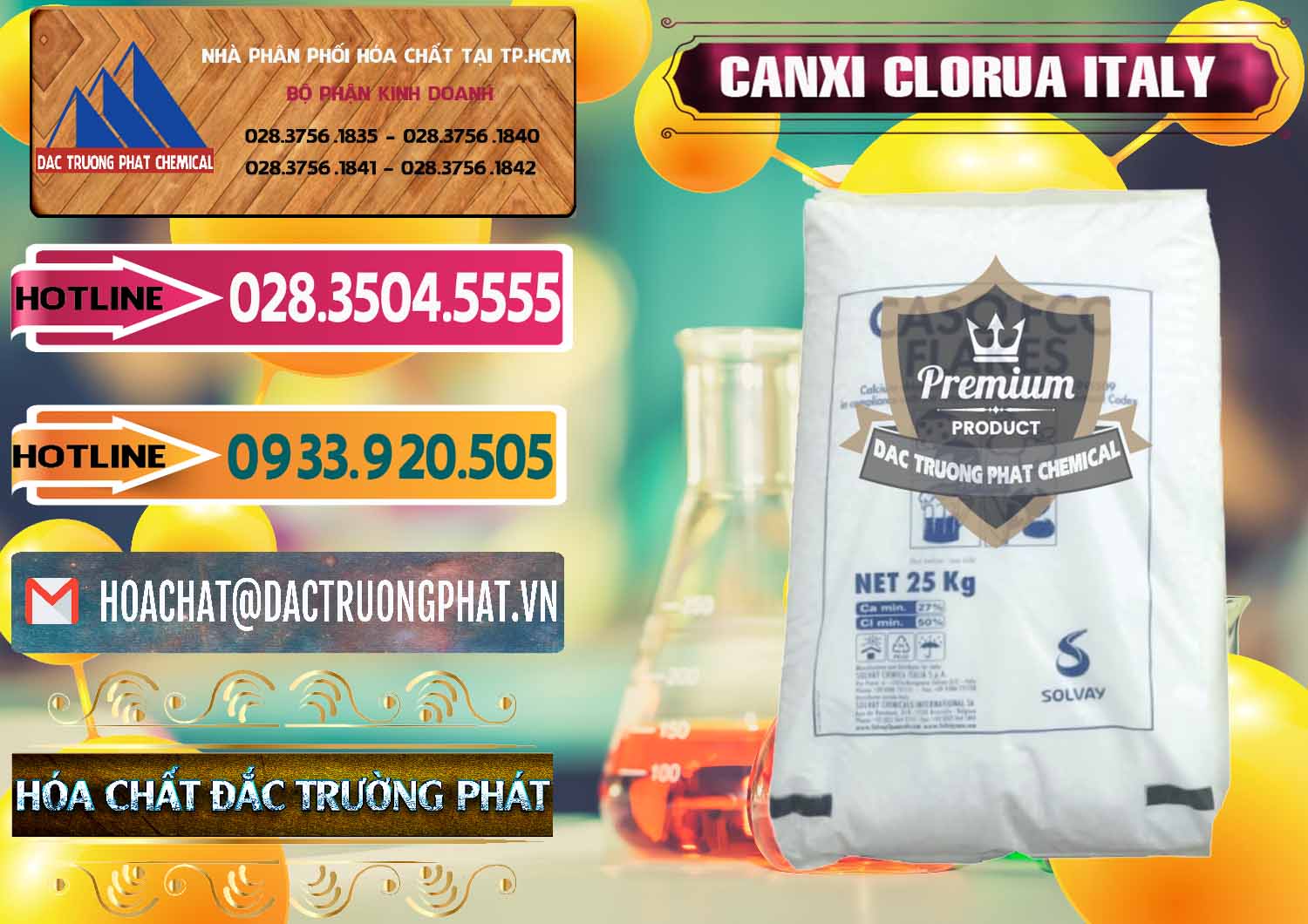 Cty bán _ phân phối CaCl2 – Canxi Clorua Food Grade Ý Italy - 0435 - Nhập khẩu ( cung cấp ) hóa chất tại TP.HCM - dactruongphat.vn
