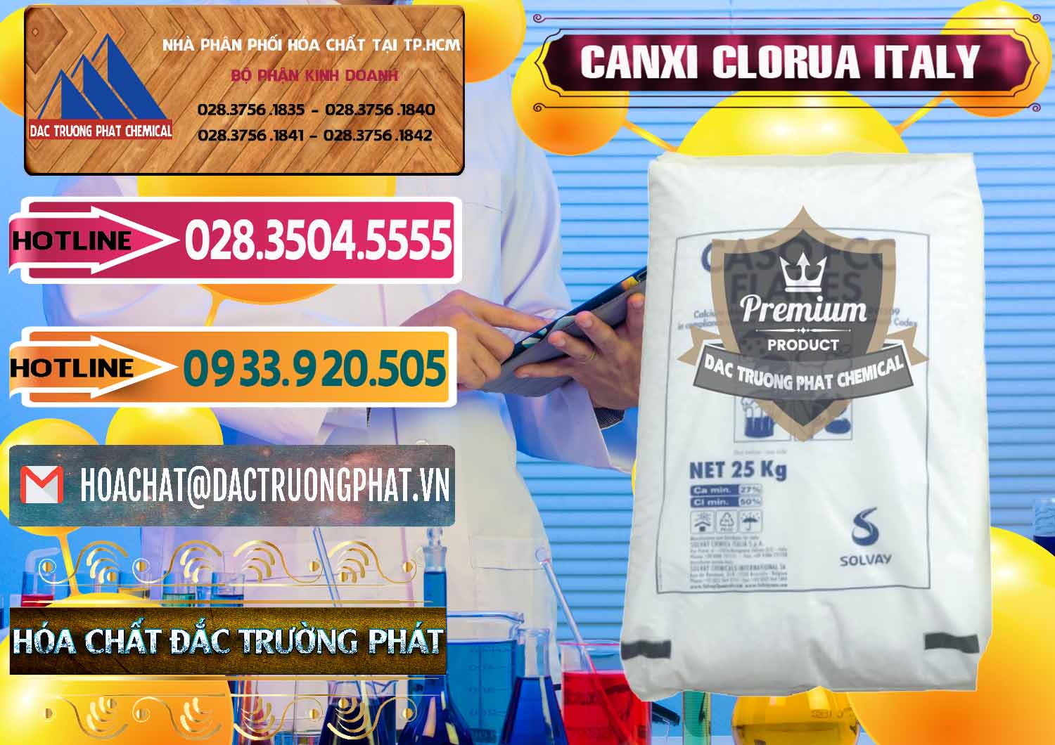 Công ty chuyên phân phối _ bán CaCl2 – Canxi Clorua Food Grade Ý Italy - 0435 - Nơi chuyên phân phối & kinh doanh hóa chất tại TP.HCM - dactruongphat.vn