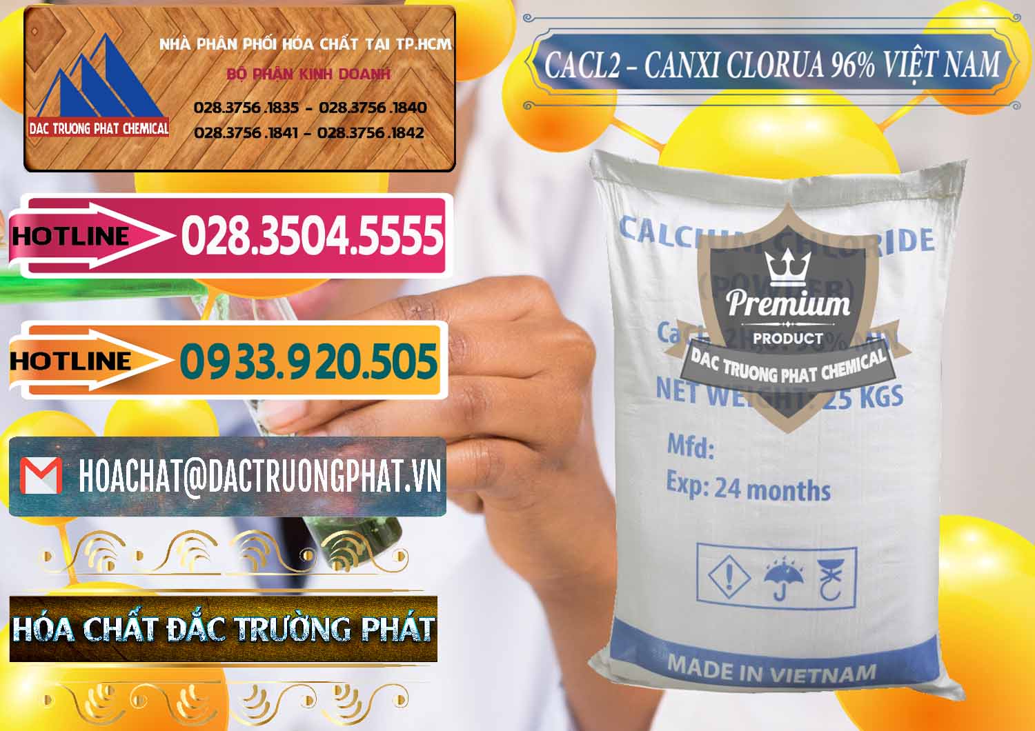 Cty cung cấp _ kinh doanh CaCl2 – Canxi Clorua 96% Việt Nam - 0236 - Nhà cung cấp - kinh doanh hóa chất tại TP.HCM - dactruongphat.vn