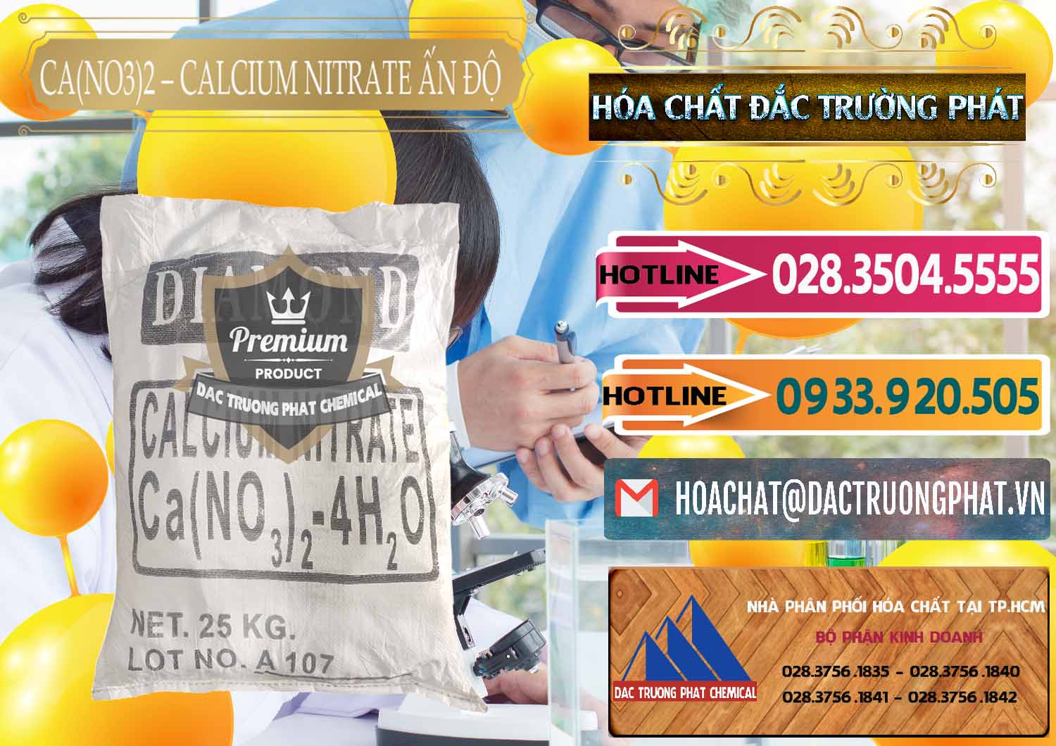 Đơn vị chuyên bán _ phân phối CA(NO3)2 – Calcium Nitrate Ấn Độ India - 0038 - Nơi chuyên cung cấp - kinh doanh hóa chất tại TP.HCM - dactruongphat.vn