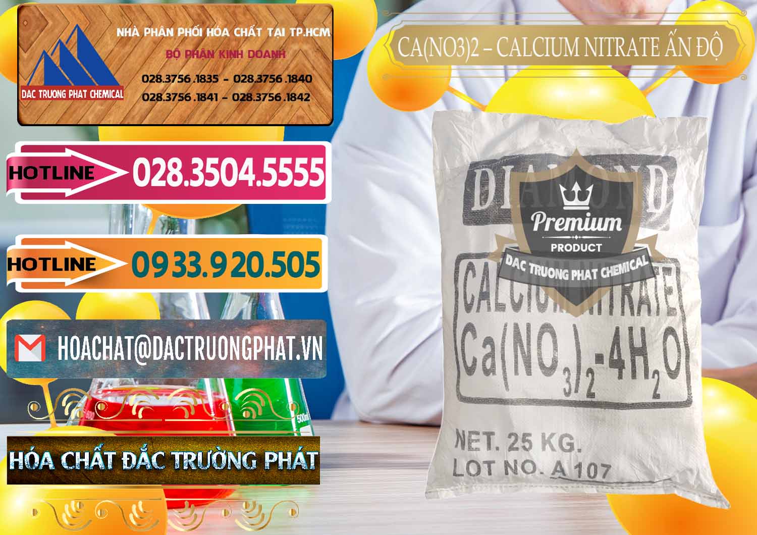 Đơn vị nhập khẩu và bán CA(NO3)2 – Calcium Nitrate Ấn Độ India - 0038 - Cty phân phối và cung ứng hóa chất tại TP.HCM - dactruongphat.vn