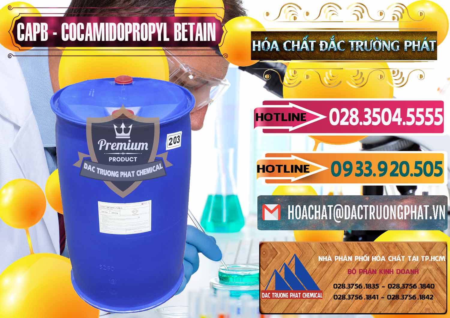 Nơi chuyên bán và cung cấp Cocamidopropyl Betaine - CAPB Tego Indonesia - 0327 - Cty chuyên bán & cung cấp hóa chất tại TP.HCM - dactruongphat.vn