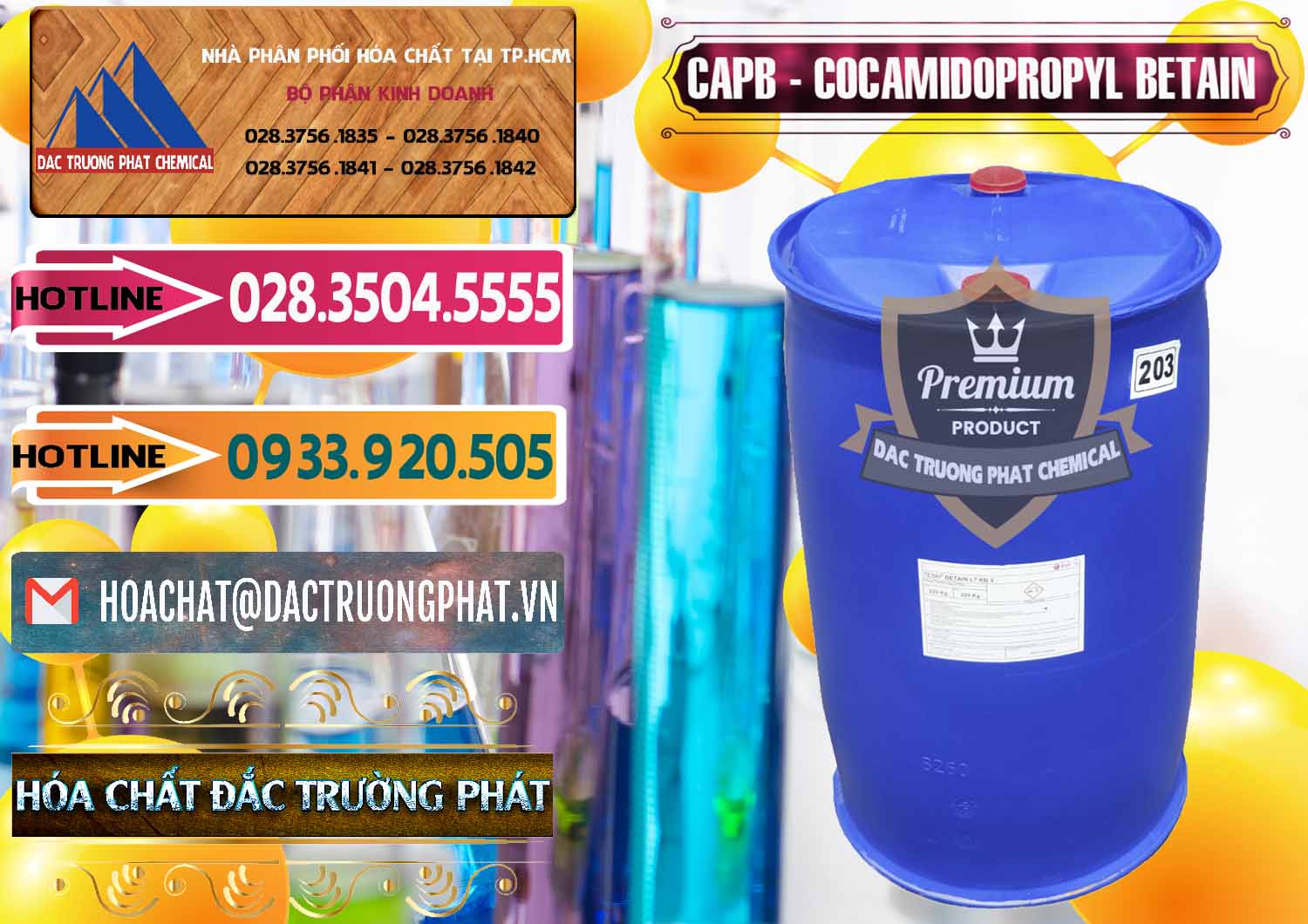 Chuyên bán _ phân phối Cocamidopropyl Betaine - CAPB Tego Indonesia - 0327 - Đơn vị chuyên phân phối & cung ứng hóa chất tại TP.HCM - dactruongphat.vn