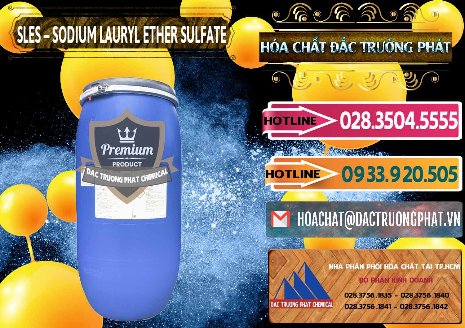 Chuyên kinh doanh _ bán Chất Tạo Bọt Sles - Sodium Lauryl Ether Sulphate Kao Indonesia - 0046 - Đơn vị cung ứng - phân phối hóa chất tại TP.HCM - dactruongphat.vn