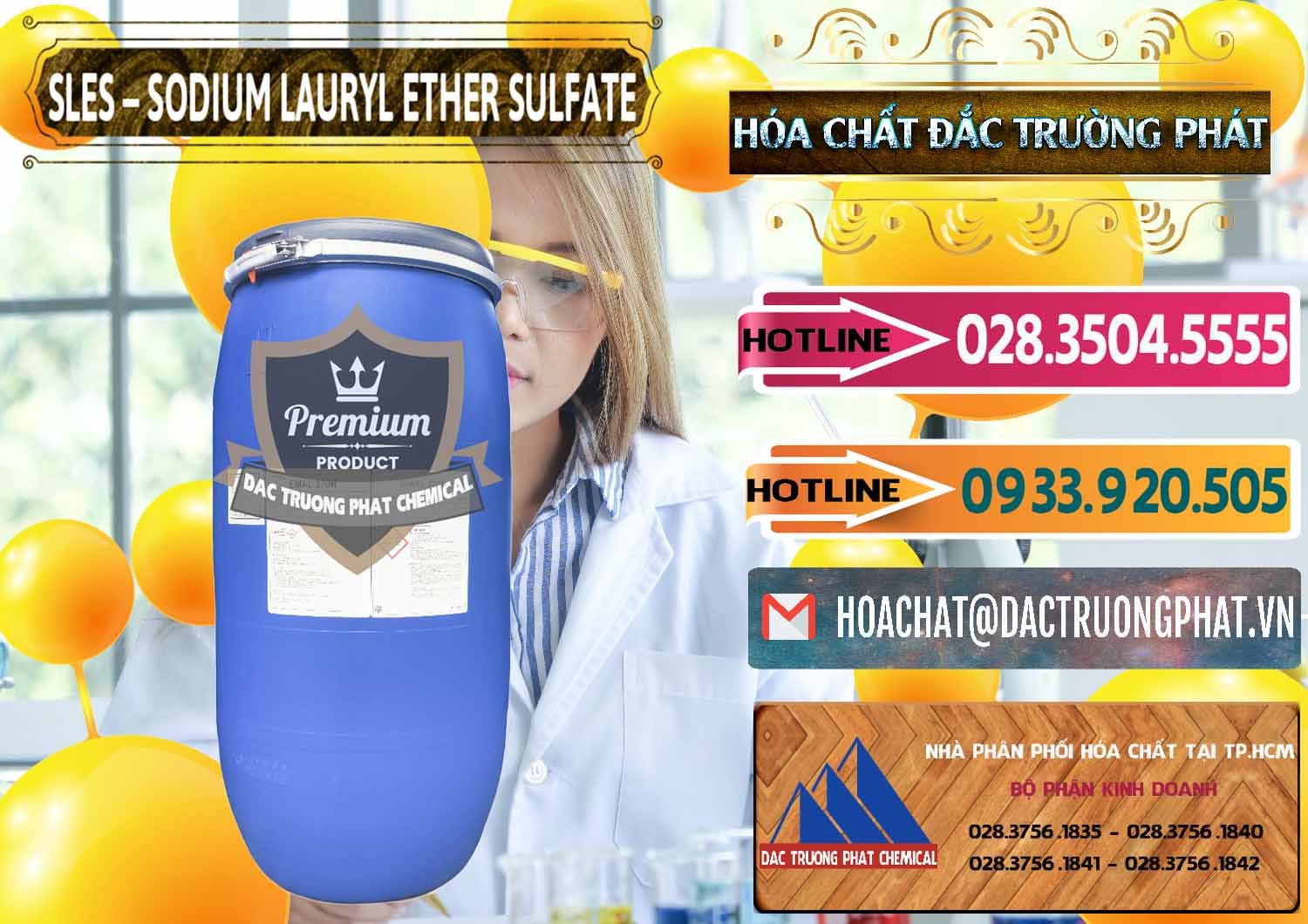 Đơn vị kinh doanh - bán Chất Tạo Bọt Sles - Sodium Lauryl Ether Sulphate Kao Indonesia - 0046 - Nơi chuyên cung ứng và phân phối hóa chất tại TP.HCM - dactruongphat.vn