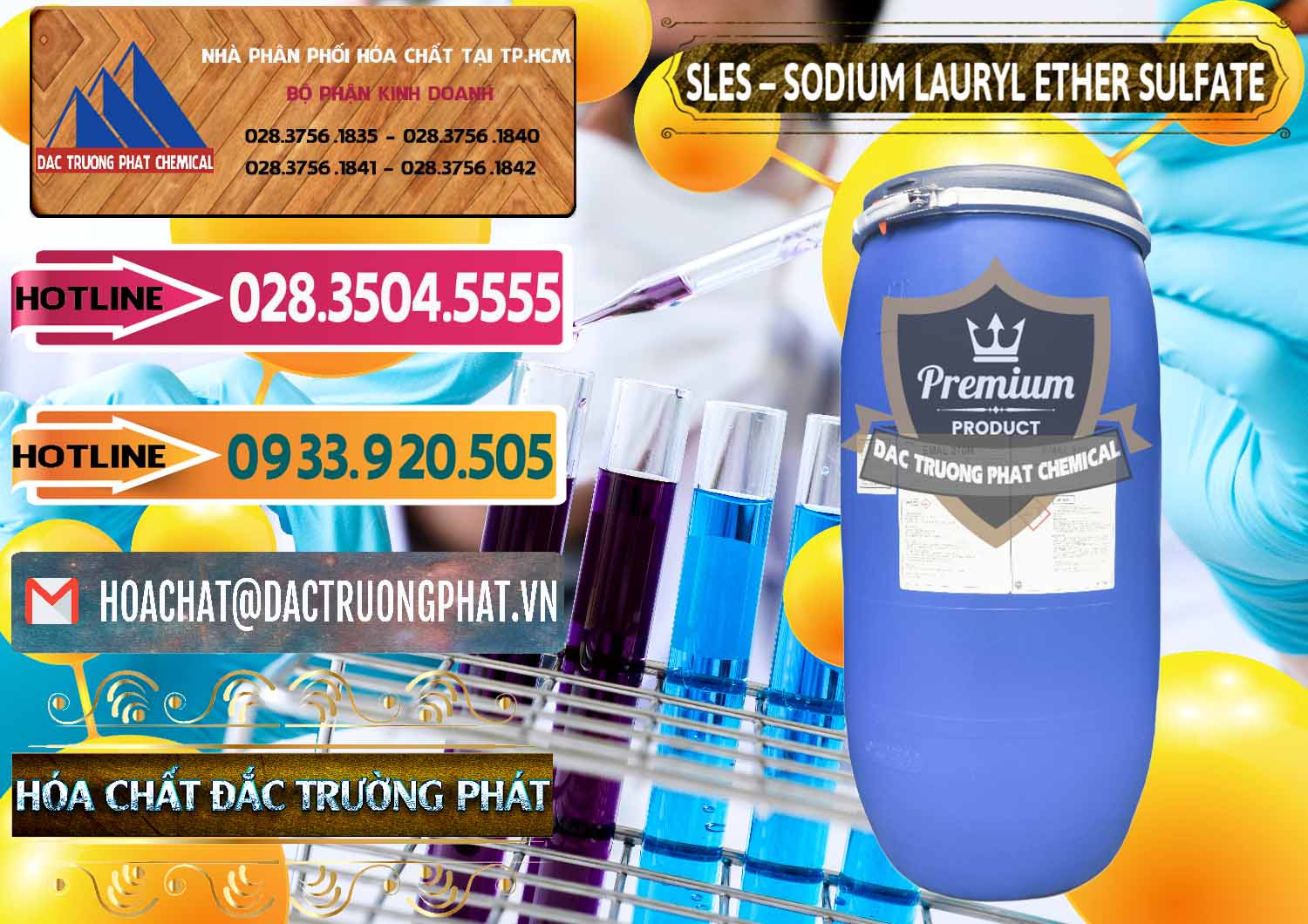 Đơn vị bán _ phân phối Chất Tạo Bọt Sles - Sodium Lauryl Ether Sulphate Kao Indonesia - 0046 - Nơi cung cấp & phân phối hóa chất tại TP.HCM - dactruongphat.vn